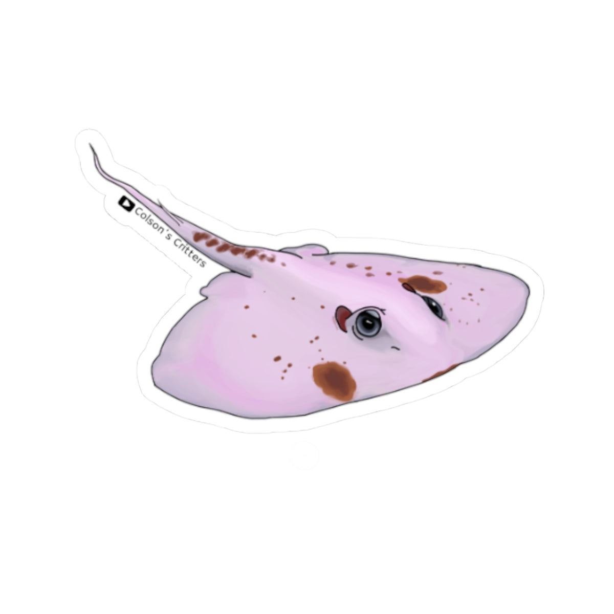 Freckles The Stingray Sticker